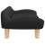 Canapea pentru copii, negru, 70x40x24 cm, material textil GartenMobel Dekor
