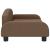 Canapea pentru copii, maro, 70x45x30 cm, material textil GartenMobel Dekor