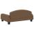 Canapea pentru copii, maro, 70x45x30 cm, material textil GartenMobel Dekor