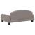 Canapea pentru copii, gri taupe, 70x45x30 cm, material textil GartenMobel Dekor