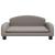 Canapea pentru copii, gri taupe, 70x45x30 cm, material textil GartenMobel Dekor