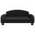 Canapea pentru copii, negru, 70x45x30 cm, material textil GartenMobel Dekor