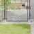 Baze stâlp pătrate 4 buc Argintiu 51x51 mm Oțel galvanizat GartenMobel Dekor