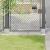 Baze stâlp pătrate 12 buc Argintiu 91x91 mm Oțel galvanizat GartenMobel Dekor