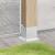 Baze stâlp pătrate 4 buc Argintiu 141x141 mm Oțel galvanizat GartenMobel Dekor