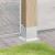 Baze stâlp pătrate 12 buc Argintiu 141x141 mm Oțel galvanizat GartenMobel Dekor
