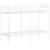 Pat supraetajat fără saltea alb 80x200 cm oțel GartenMobel Dekor