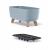 Jardiniera decorativa cu picioare, gri deschis, 58x24x23.5 cm, 18 L, Gracia GartenVIP DiyLine