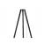 Gratar de gradina cu carbuni, grill rotund, trepied ajustabil, 64.5x64.5x150 cm, Chomik GartenVIP DiyLine