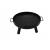 Gratar de gradina cu carbuni, grill rotund, trepied ajustabil, 64.5x64.5x150 cm, Chomik GartenVIP DiyLine