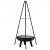 Gratar de gradina cu carbuni, grill rotund, trepied ajustabil, 64.5x64.5x150 cm, Chomik GartenVIP DiyLine