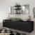 Set mobilier baie 10 piese, chiuvete și robinete incluse, negru GartenMobel Dekor