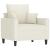 Set de canapele cu perne, 3 piese, crem, catifea GartenMobel Dekor
