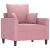 Set de canapele cu perne, 4 piese, roz, catifea GartenMobel Dekor
