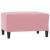 Set de canapele cu perne, 4 piese, roz, catifea GartenMobel Dekor