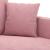 Set de canapele cu perne, 2 piese, roz, catifea GartenMobel Dekor