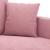 Set de canapele cu perne, 3 piese, roz, catifea GartenMobel Dekor
