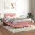Pat box spring cu saltea, negru, 120x190 cm, catifea GartenMobel Dekor