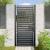 Poarta de gradina incuiata neagra 100x200 cm aluminiu GartenMobel Dekor