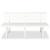 Bancă de grădină, alb, 145,5 cm, plastic GartenMobel Dekor