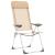 Scaune de camping pliante, 2 buc., crem, aluminiu GartenMobel Dekor