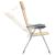 Scaune de camping pliante, 2 buc., crem, aluminiu GartenMobel Dekor
