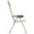 Scaune de camping pliante, 2 buc., crem, aluminiu GartenMobel Dekor