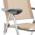 Scaune de camping pliante, 2 buc., crem, aluminiu GartenMobel Dekor
