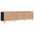 Comodă TV, negru, 150x30x44,5 cm, lemn prelucrat GartenMobel Dekor