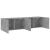 Comodă TV de perete, 2 buc. gri beton, 80x30x41 cm GartenMobel Dekor