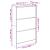 Pantofar, negru, 80x21x125,5 cm, lemn compozit GartenMobel Dekor