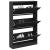 Pantofar, negru, 80x21x125,5 cm, lemn compozit GartenMobel Dekor
