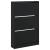 Pantofar, negru, 80x21x125,5 cm, lemn compozit GartenMobel Dekor