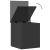 Cutie de depozitare, negru, 40x42x46 cm, lemn prelucrat GartenMobel Dekor