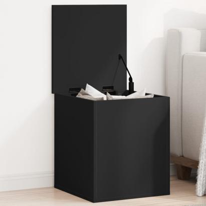 Cutie de depozitare, negru, 40x42x46 cm, lemn prelucrat GartenMobel Dekor