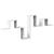 Raft de perete, alb, 104,5x10x43 cm, lemn prelucrat GartenMobel Dekor