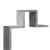 Raft de perete, gri beton, 104,5x10x43 cm , lemn prelucrat GartenMobel Dekor