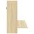 Birou montat pe perete stejar sonoma 105x48x75cm lemn prelucrat GartenMobel Dekor