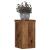 Suporturi de plante 2 buc lemn vechi 10x10x18 cm lemn prelucrat GartenMobel Dekor