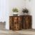 Suporturi de plante 2 buc. stejar fumuriu 20x20x30 cm lemn GartenMobel Dekor