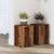Suporturi de plante 2 buc. lemn vechi 20x20x30cm lemn prelucrat GartenMobel Dekor