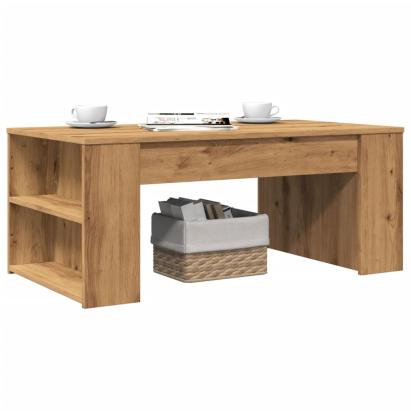 Măsuță de cafea, stejar artizanal, 102x55x42 cm, lemn prelucrat GartenMobel Dekor