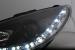 Faruri LED DRL Peugeot 207 (05.2006-06.2012) Negru Performance AutoTuning