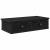 Raft de perete cu sertare negru 60x25x15 cm lemn prelucrat GartenMobel Dekor