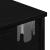 Raft de perete cu sertare negru 60x25x15 cm lemn prelucrat GartenMobel Dekor