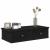 Raft de perete cu sertare negru 60x25x15 cm lemn prelucrat GartenMobel Dekor