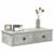 Raft de perete cu sertare Gri beton 60x25x15 cm Lemn prelucrat GartenMobel Dekor