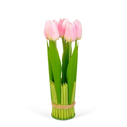 Plantă artificială decorativă - Lalea roz - 26 x 6,5 cm Best CarHome