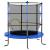 Trambulină cu plasă de siguranță, albastru, 140x160cm, rotund GartenMobel Dekor