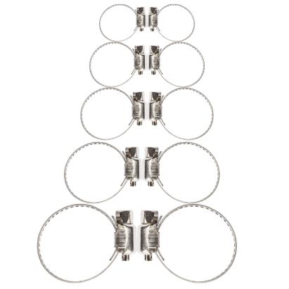 Set 10 Coliere Metalice Micul Fermier Ø8mm-27mm FarmGarden AgroTrade